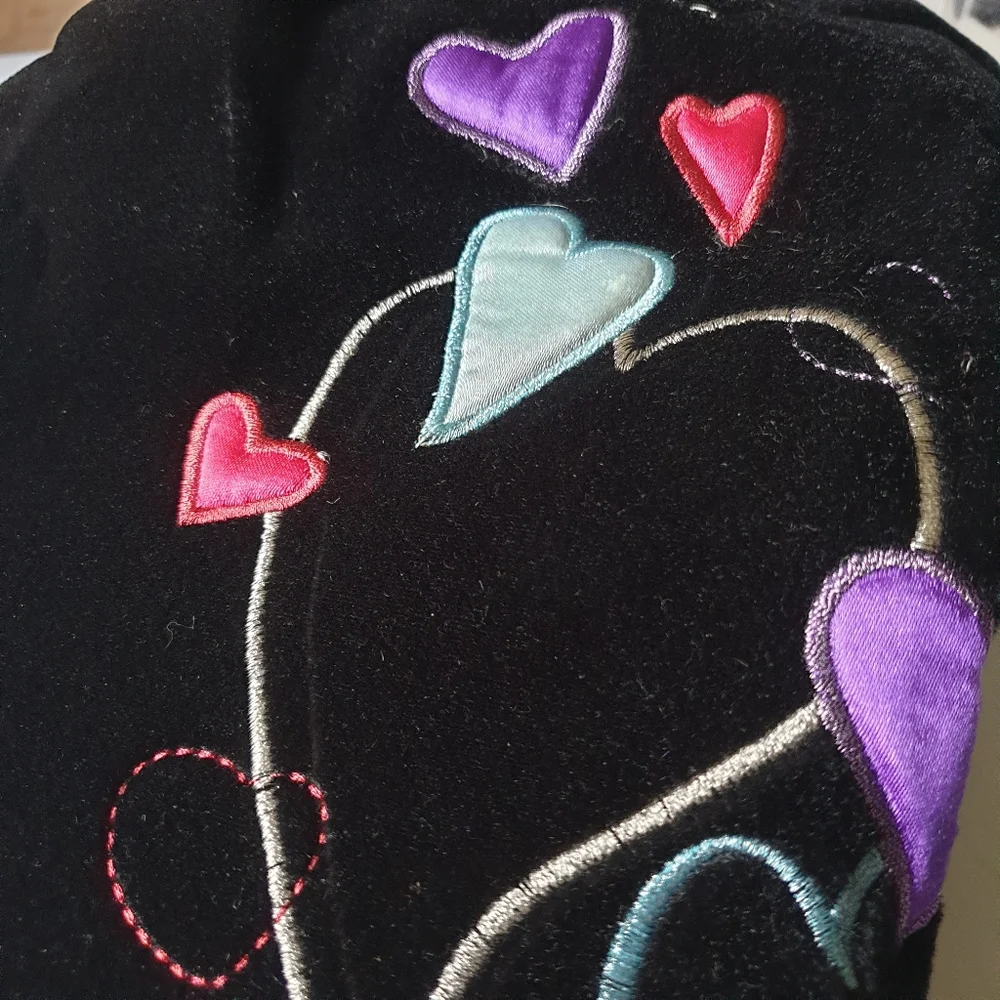 Solid Black or Fuzzy Heart Design Automobile Cushioned Single Bucket Seat Cover